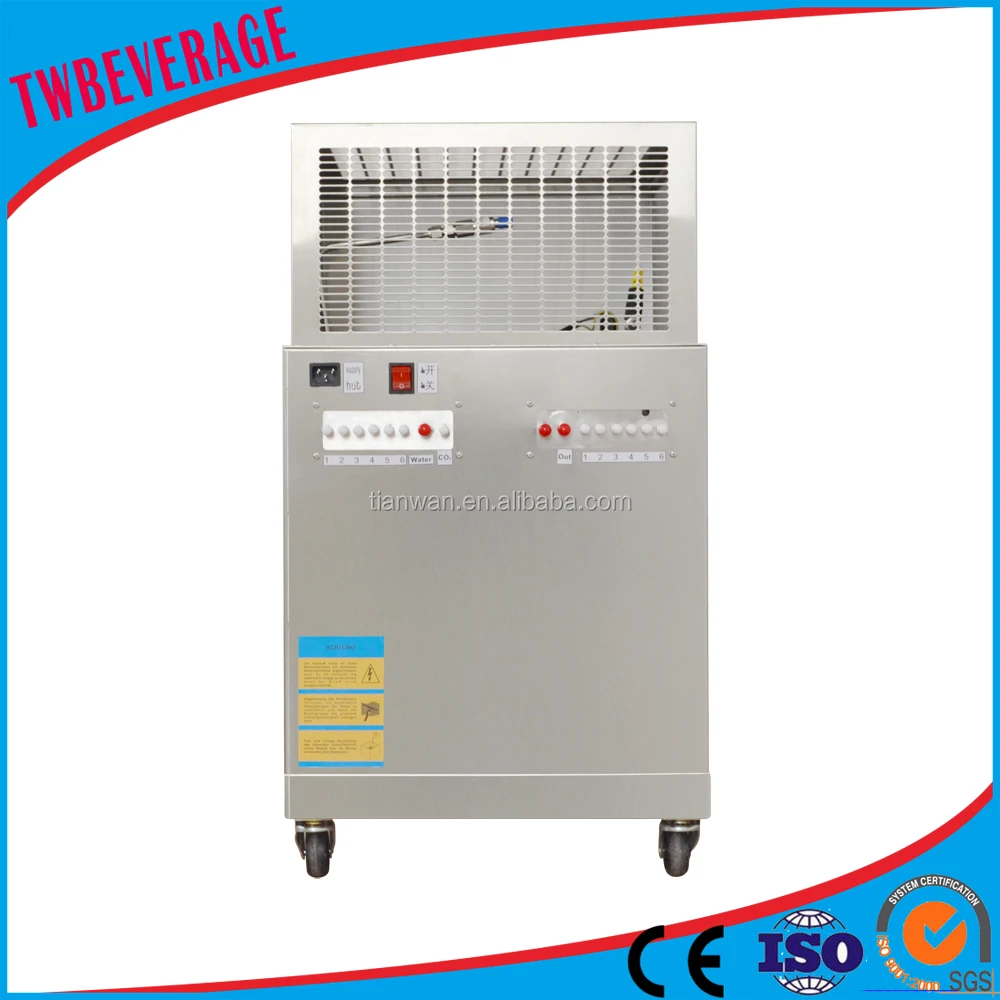 Wunder-bar soda gun system with remote chiller popular for party gathering