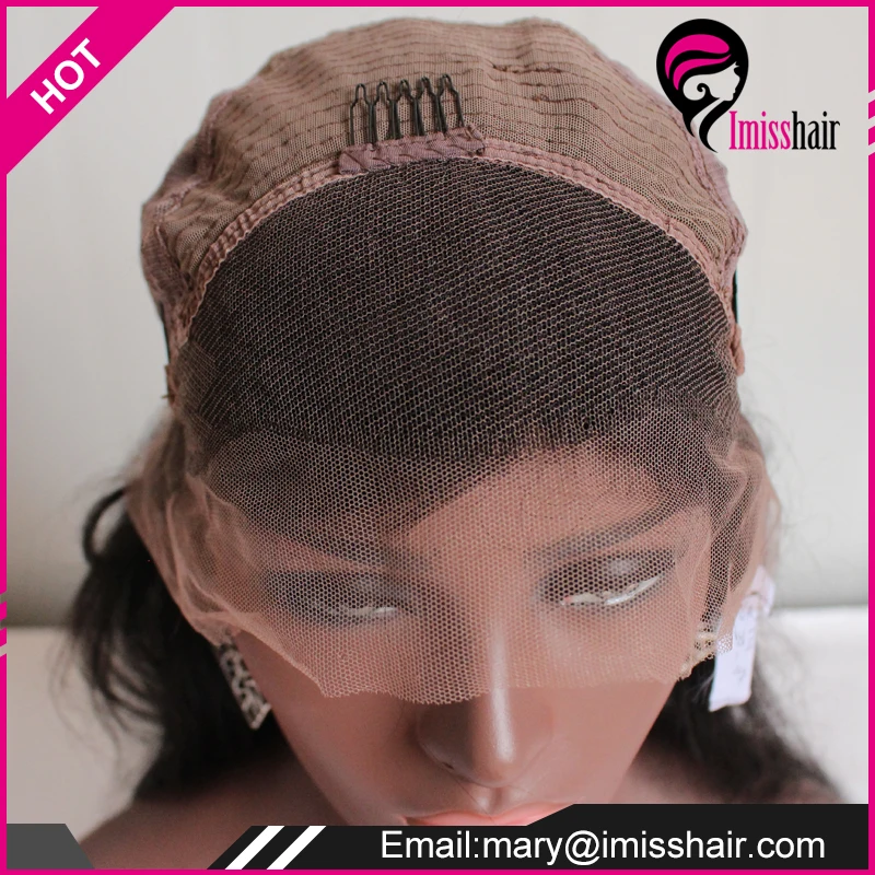 
Glueless 13x4 Haman Hair Lace Front Wig Yaki Straight Natural Color Brazilian Hair Wholesale 