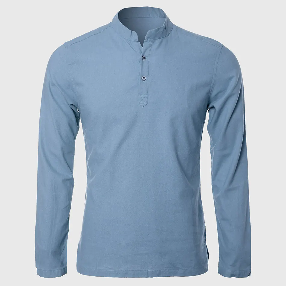 Men's Mandarin Collar Shirt we found 83 product(s) under
