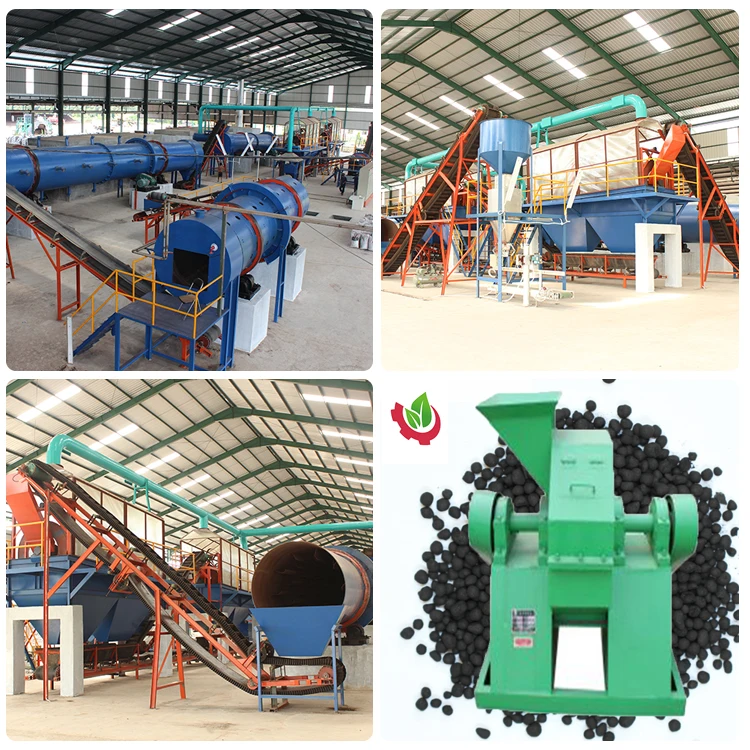 NPK fertilizer production line machines with cage crusher for sale Easy Control Double Roller Urea Crusher Machine