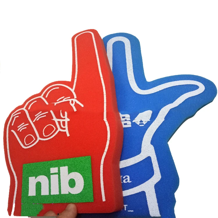 Спортивные соревнования, большая перчатка из вспененного этилвинилацетата