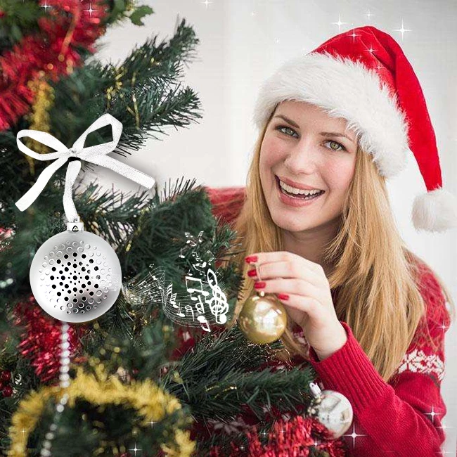 Christmas Small Ball Speaker/ Hanging Ball Speaker/ Christmas Ball Speaker