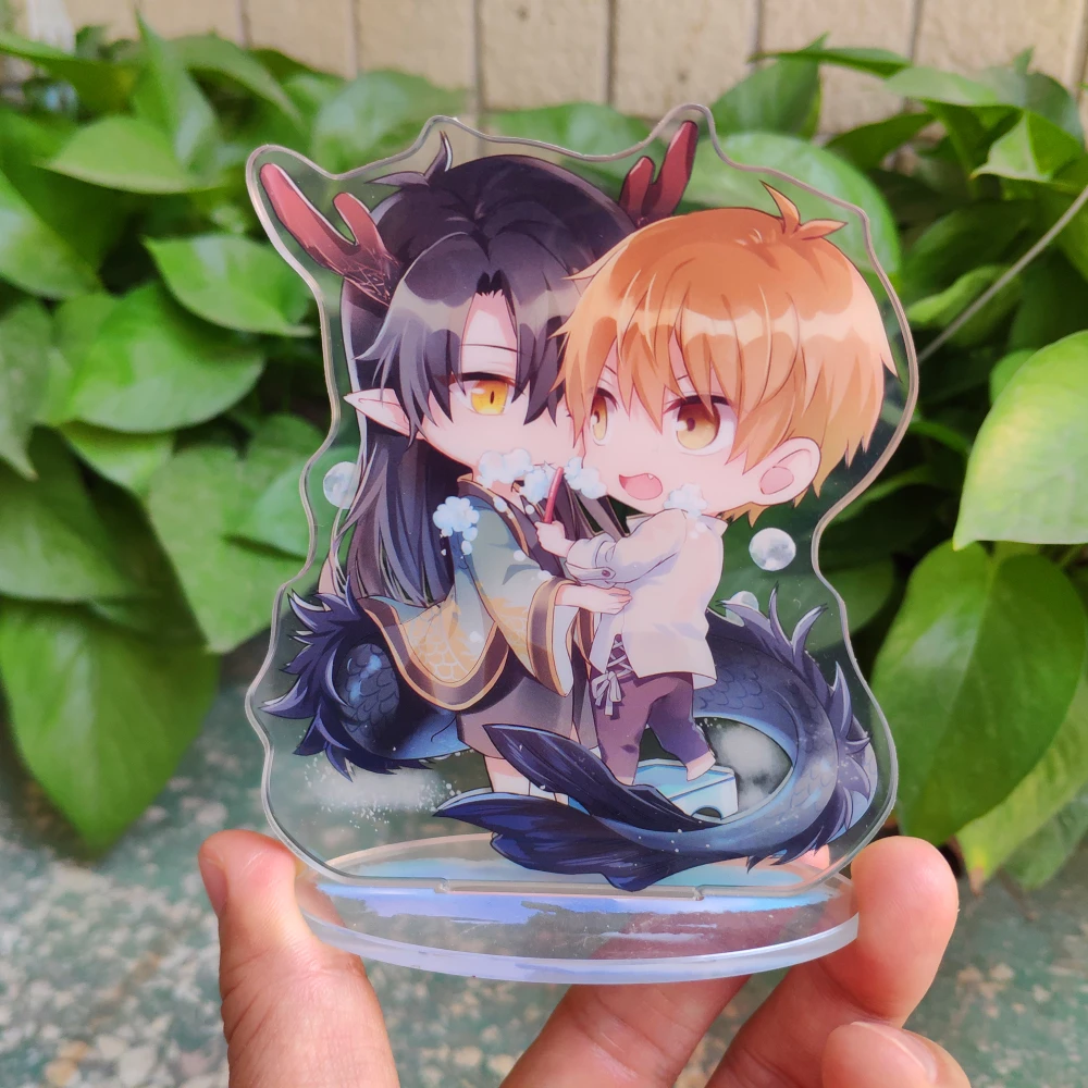 Бесплатный образец CMYK офсетная печать пользовательский аниме акриловый брелок