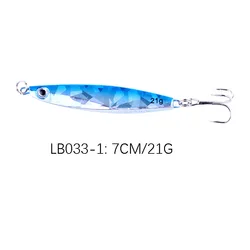 Gorgons 70mm 21g Metal knife Jigging lure Metal Jig For Saltwater Surf Fishing