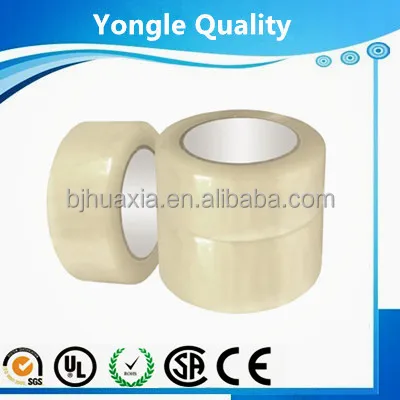Hot Melt Adhesive Bopp Packing Tape White Sealing Glue Carton Sealing Tape Bopp Fast Sale Waterproof Carton Package Acrylic ROSH
