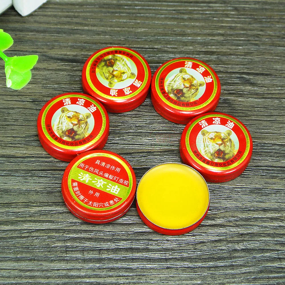 Hot Selling Chinese Traditional Essencial Balm 3g Active Tiger Essencial Balm Ointment for Headache Stomachache Cold Dizziness