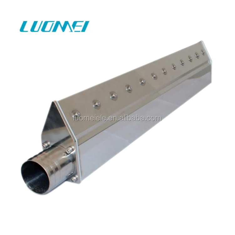 304SS customized length spray pretreatment drying wind jet air nozzle stainless steel air knife with blower driven