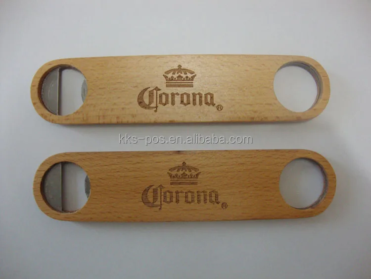 Cheap CORONA Wooden Beer Bottle Opener