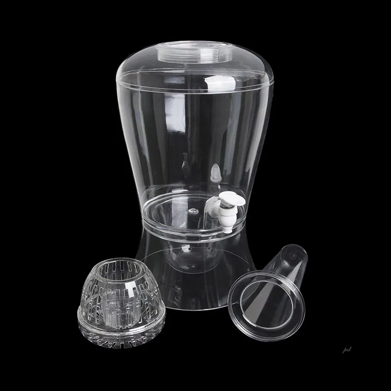 Clear Plastic Party Frozen Beverage Drink Dispenser with Ice Core