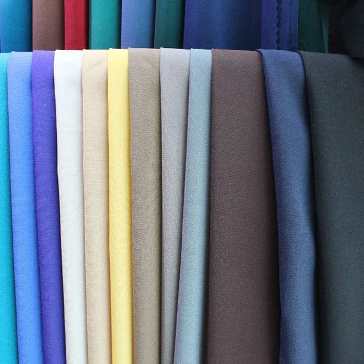 High Quality Customized 100% Polyester Chiffon Fabric For Dress