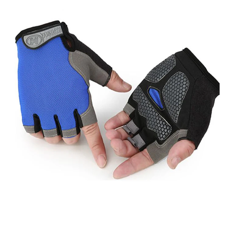 
UltraLight Cycling Gloves Breathable Lycra Anti-Slip Shock-Absorbing Silica Gel Grip, Mountain Road Bike Half Finger gloves 