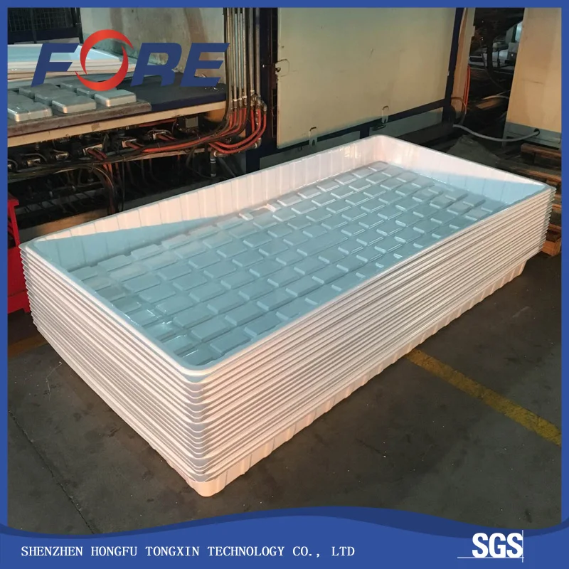 Black White ABS Plastic 2x2 3x3 4x4 Hydro Fodder Flood and Drain Table Suppliers