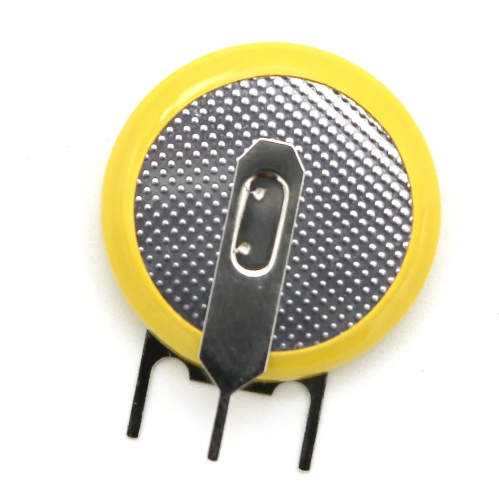 cr2450 batterycr with solder tabs 3V 180 Degree 3 Feet welding Solder Pins