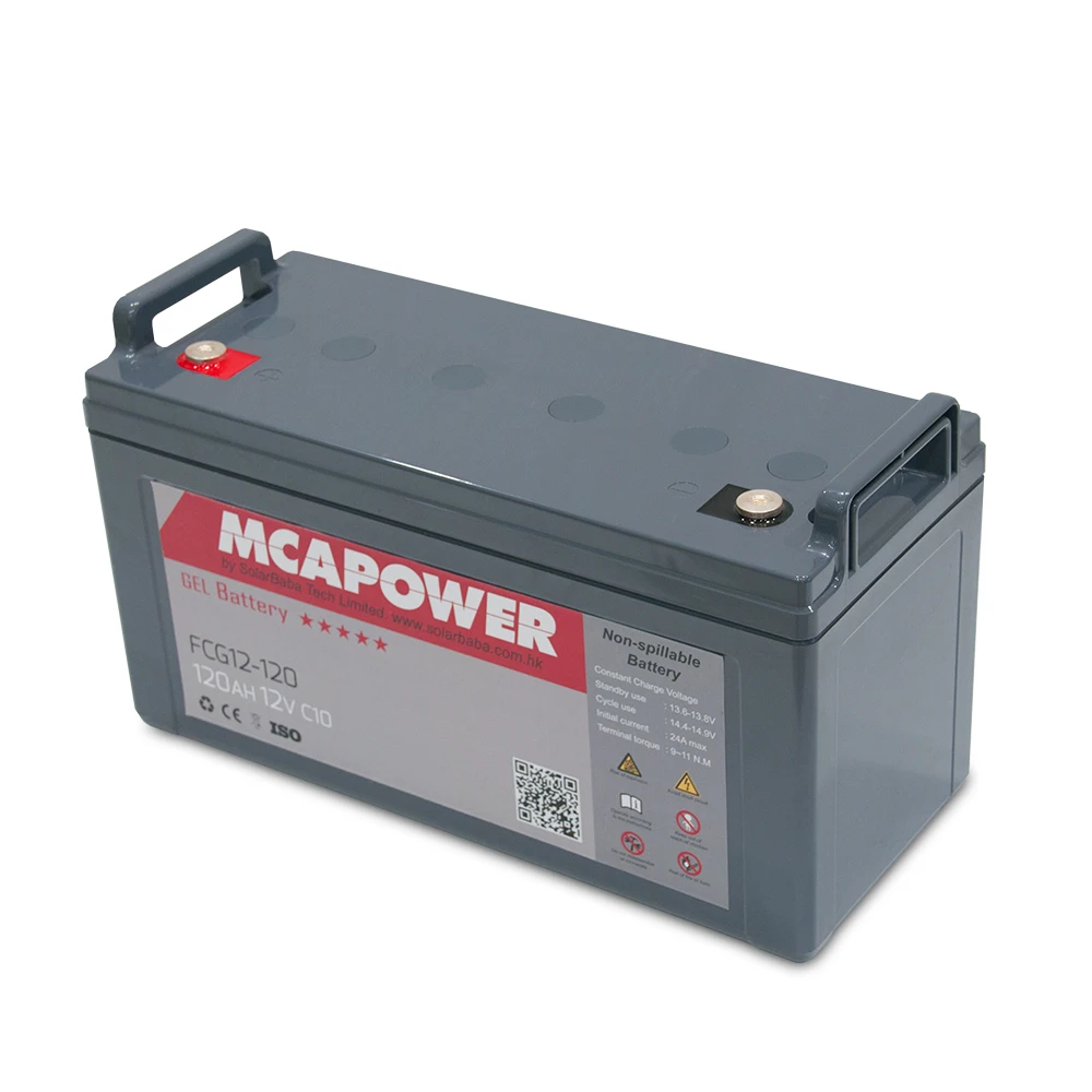 
Sealed lead acid gel battery agm 120 ah 12v solar battery 