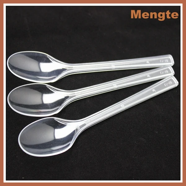 Transparent Plastic PS Spoon