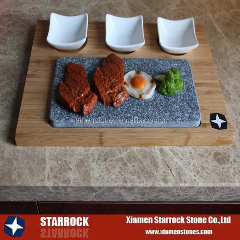 
korean hot lava cooking stones pan, bowl 