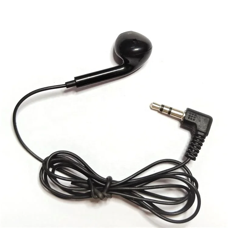 Оптовая продажа OEM высококачественные односторонние наушники Моно 3,5 мм односторонние стерео одноразовые наушники