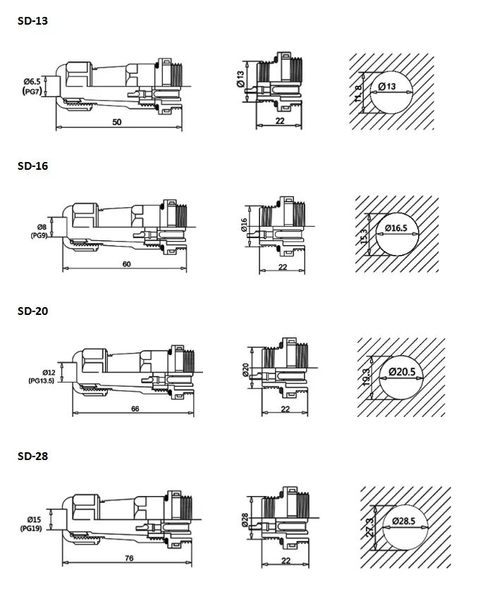 Led stripe connector Magnetic 5 6 9 Pin Connector 3Pin Male Pogo Pin Connector