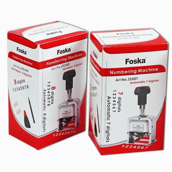 High Quality 6 /7/8/10 Digits Automatic Numbering Machine Office Serial Number Stamping Machine