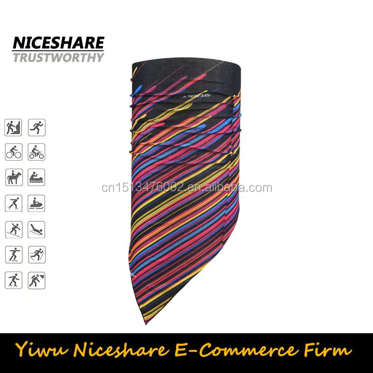 high quality multi hiking seamless triangle tubular bandana