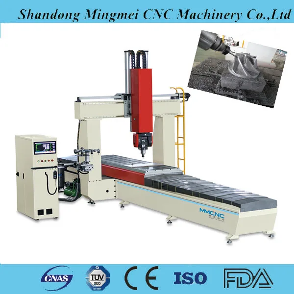 professional 5 axis cnc machine price for wood foam stone mould sculpture statue