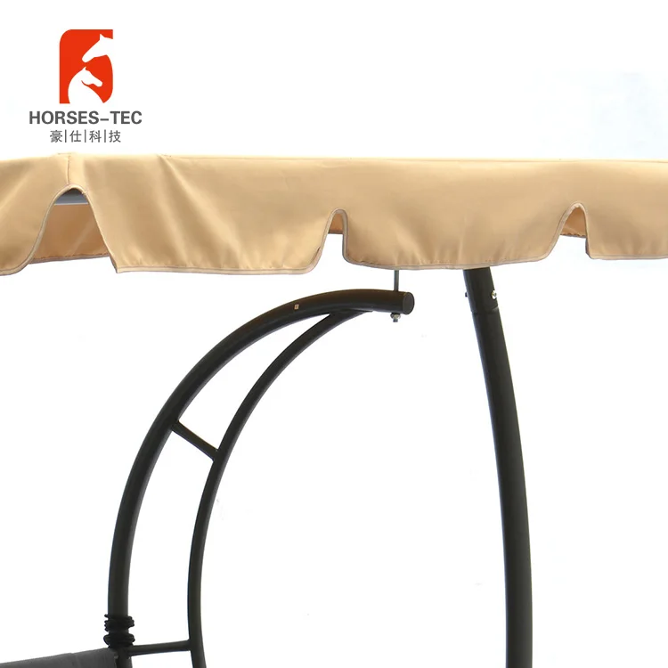 Portable garden camping hammock with heavy duty steel frame stand