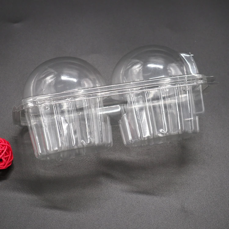 
disposable clear small blister plastic single cupcake boxes container disposable clear small blister plastic single cupcake boxes container