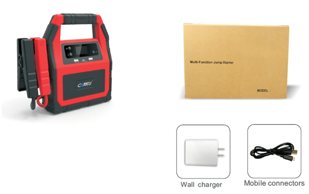 CARKU 45000mah High Capacity power bank jump start for 24V diesel truck