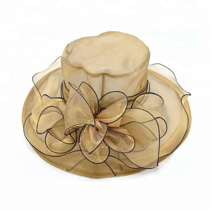 Hot Women Organza Church Fascinator Party Hat