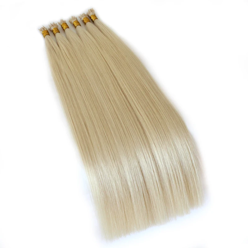 Full End Pre Bonded I Tip Double Drawn 100% Real Remy Human Hair Extension