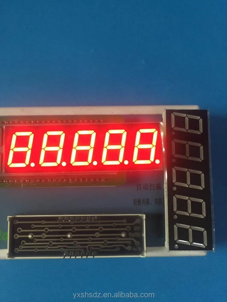 7 segment led display 0.56 inch 5 digit red colore - LED bar graph display 5651AS/BS