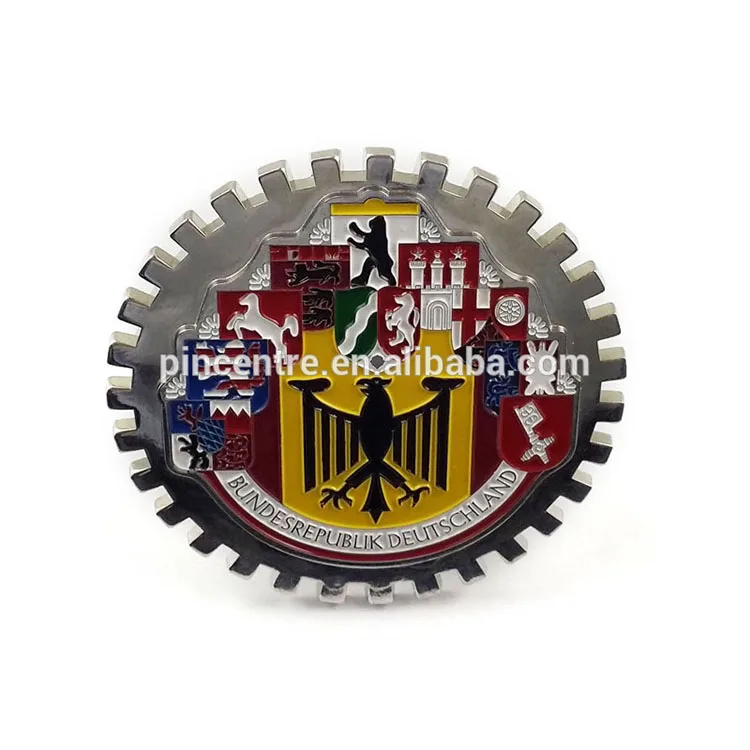 Custom Antique Metal Logo Aoto Car Grill Badge Emblem