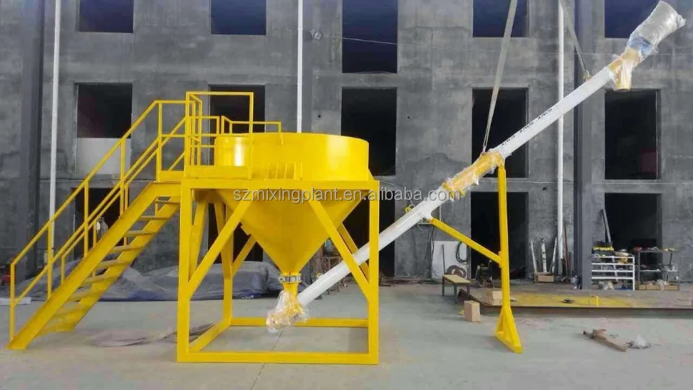 
bulk cement storage hopper with ladder 1- 3m3 