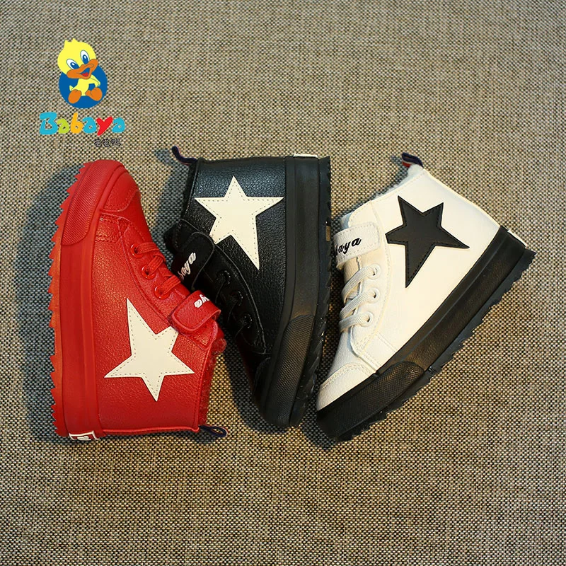 C6250 HUANQIU, оптовая продажа, зимние короткие плюшевые кроссовки для мальчиков и девочек, детские кроссовки