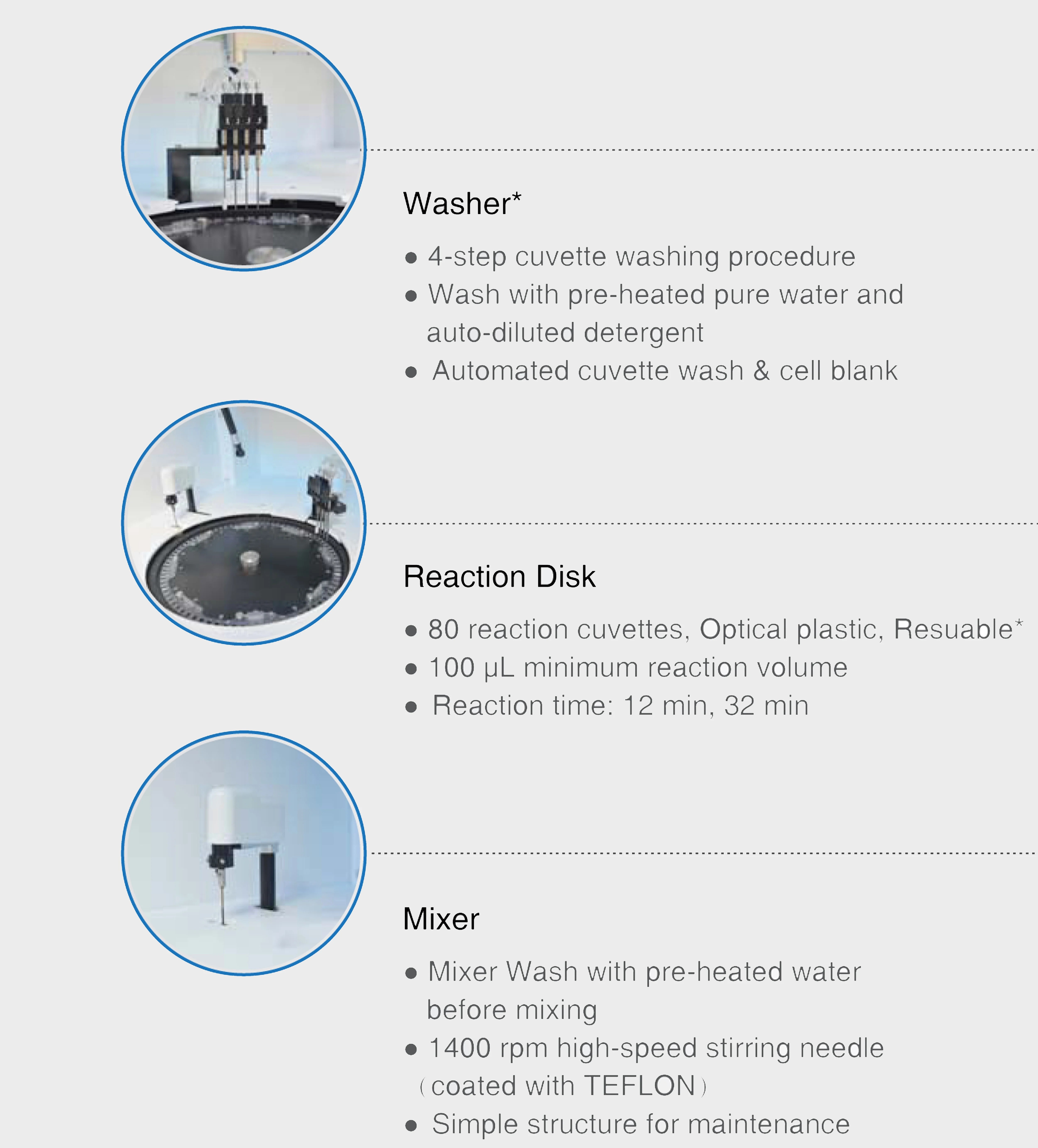 Snibe 240tests per hour automatic blood chemistry analyzer /  Biochemistry analyzer