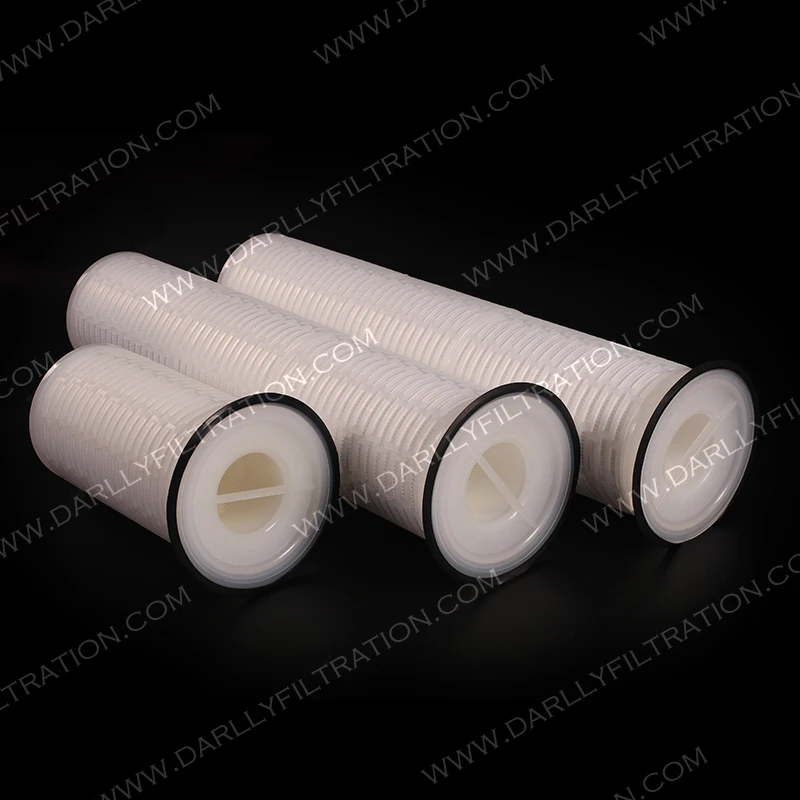 High performance filter media 16'/32' replacement type milk cartridge filter with 177mm/183mm flange for  food and beverage