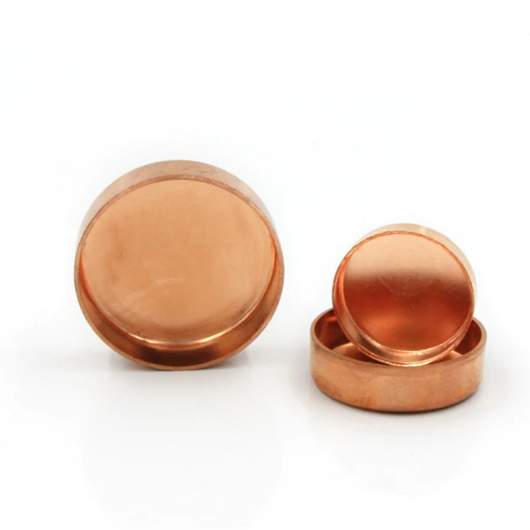 Custom Copper Welding Pipe Fittings End Caps For Copper Pipe