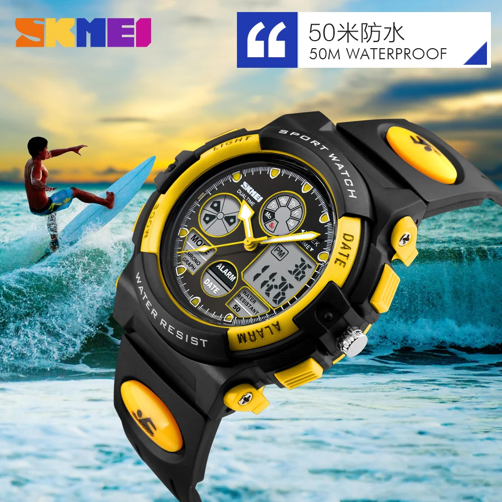 Skmei 1163 kid sport watch waterproof boy wristwatch black fashion custom logo