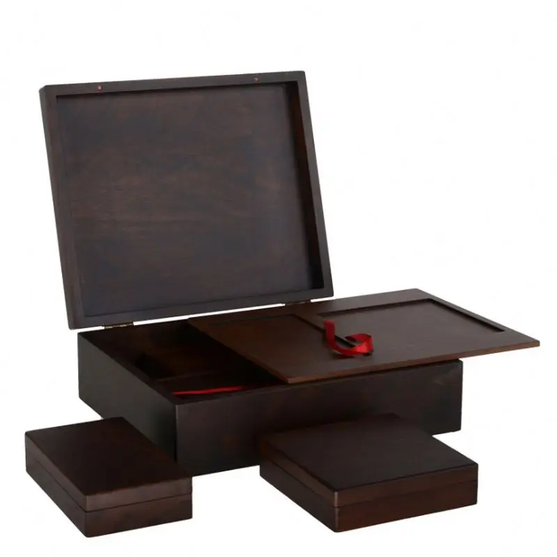 Cheap wholesale printed wood box shipping