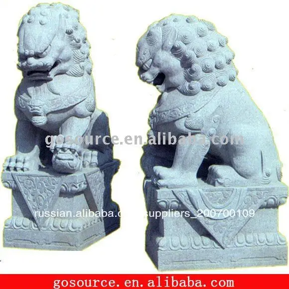 китайский лев скульптура