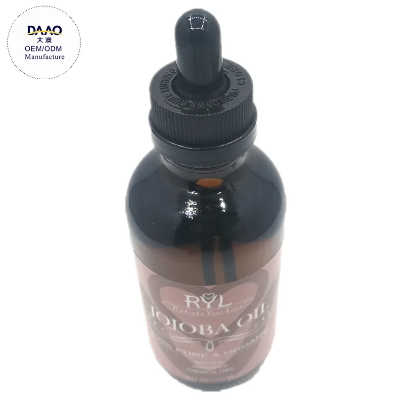 Carrier oil Free Sample 100% Pure Nature Jojoba Oil Wholesale Low Price Bulk Cold Pressed Golden Jojoba Oil