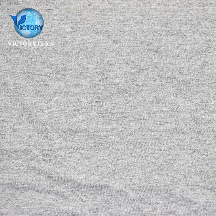 100 Gray Grey Cloth Towel Cotton French Terry Knit Fabric Cloth Towel Cotton French Terry Knitted Fabric for Jacket,Coat,Dress