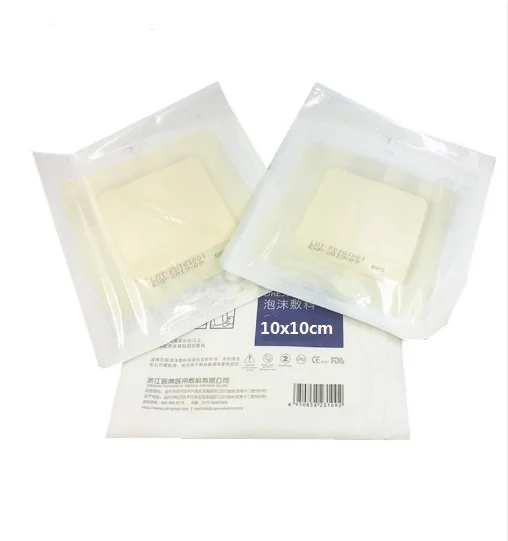 Medical Hydrocolloid Foam Pad Wound Dressing Safety Features Ultrasonic Disinfecting for Wound Care