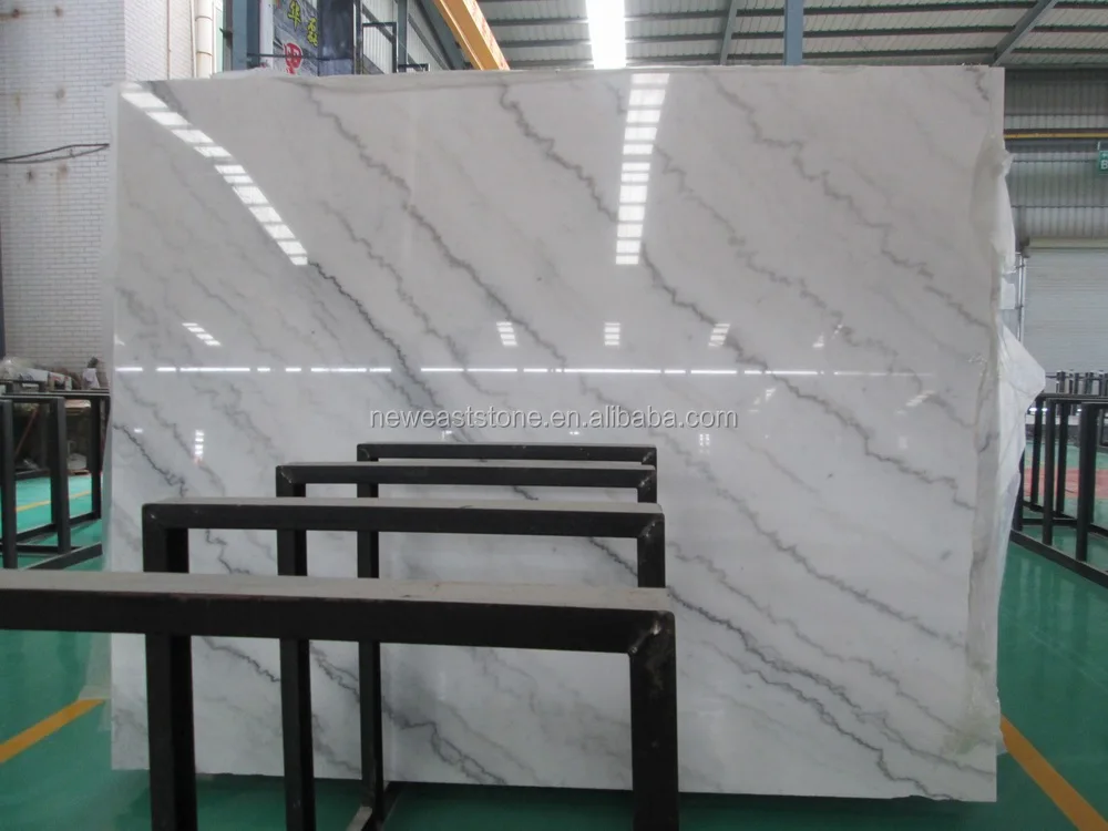 Cheap price Guangxi white Chinese white carrara marble slab