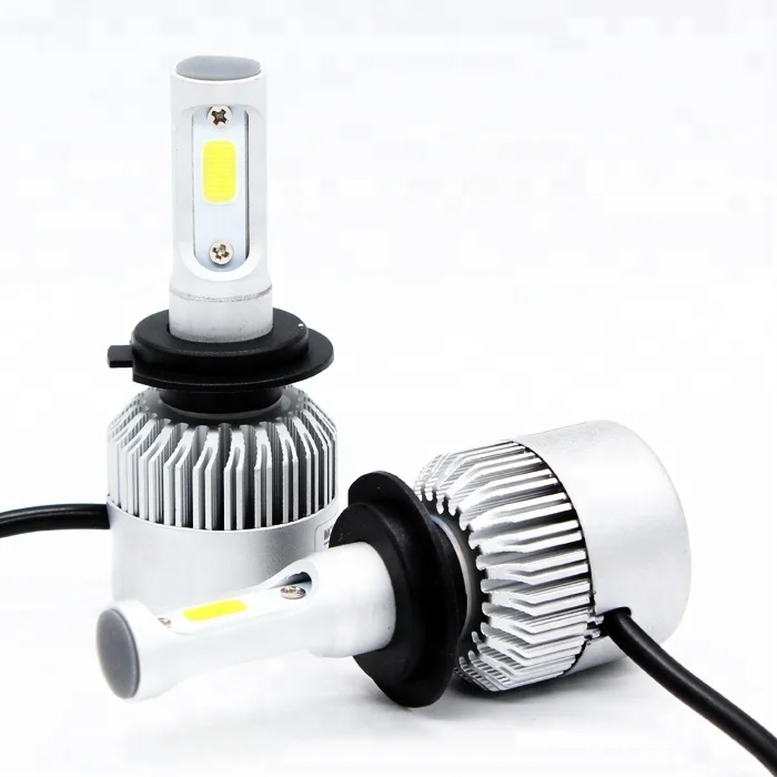 COB LED S2 автомобильные лампы H11 5202 HB3 HB4 9005 9006 H7 светодиодные фары