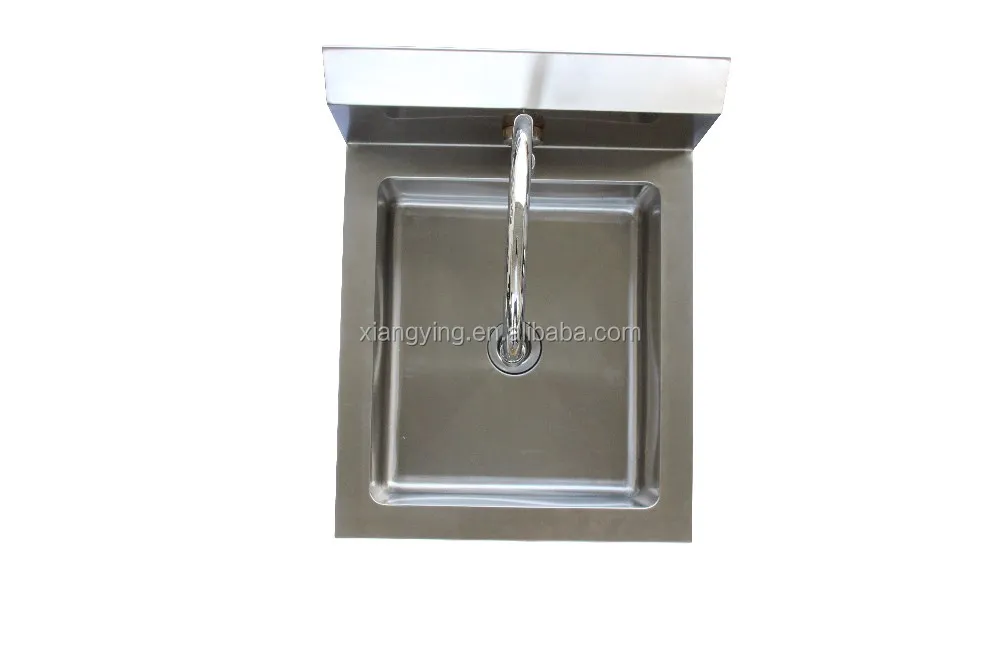 NSF Commercial kitchen Wall Mount stainless steel Hand Basin hand washing sink with faucet High quality welded sink