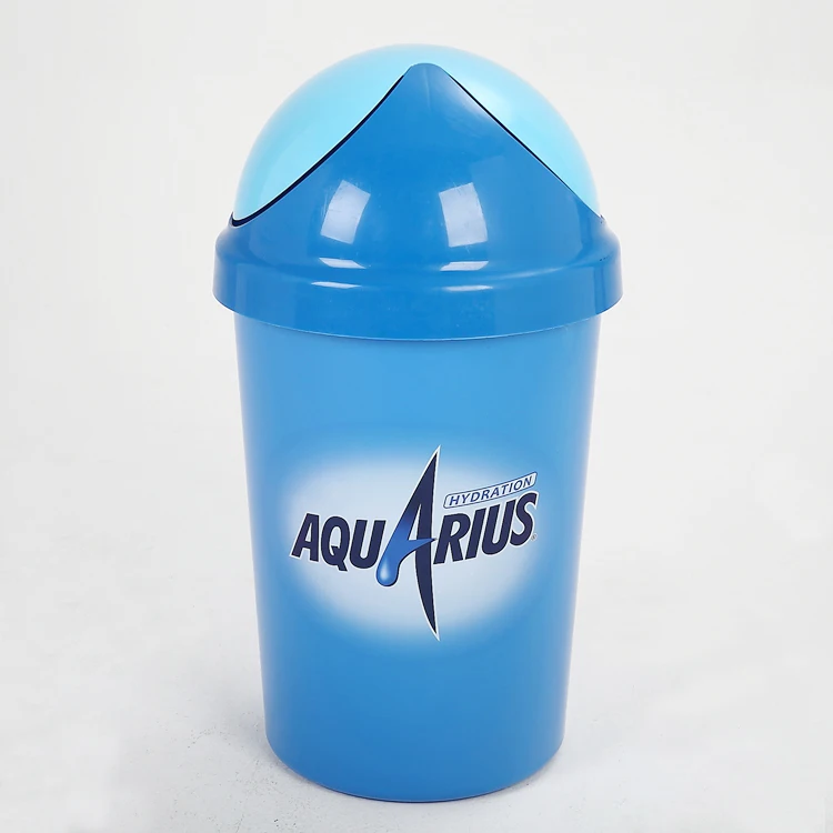 Free Sample Plastic Indoor Office Swing Lid 13 Gallon 50Liter Trash Bins, Trash Bins/