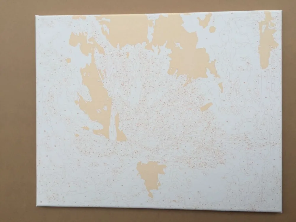 Oil paint painting by numbers diy picture drawing coloring on canvas painting by hand wall paint by number landscape