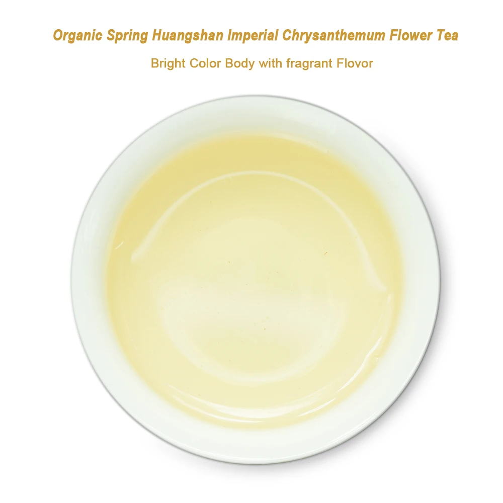 Chinese Wholesale Cheap Natural Organic Spring Huangshan Imperial Exotic Dried Snow Chrysanthemum Flowers Tea Flower Herbal Tea