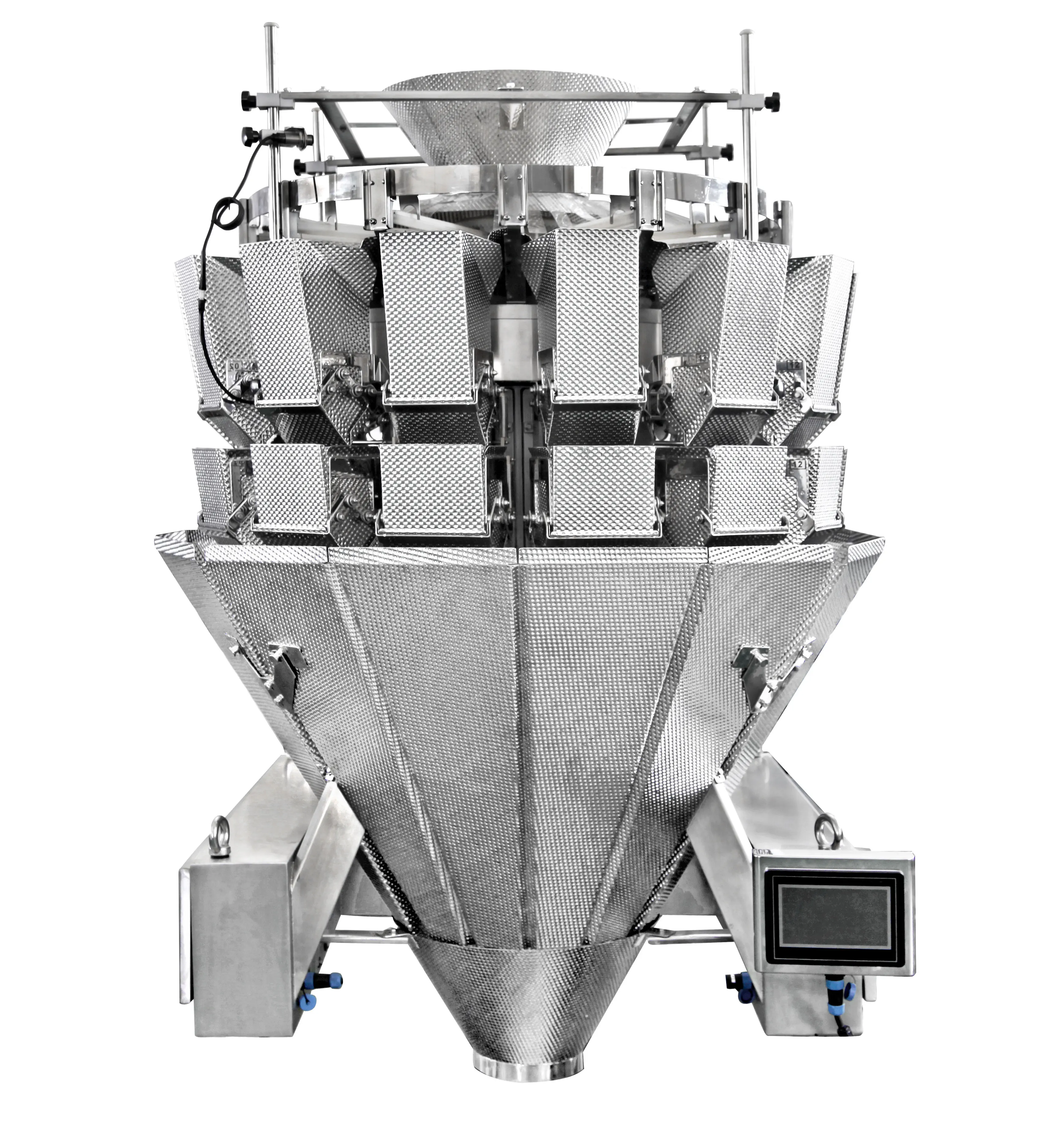 Newest design Automatic weighing soft and sticky food doy pouch packaging machine